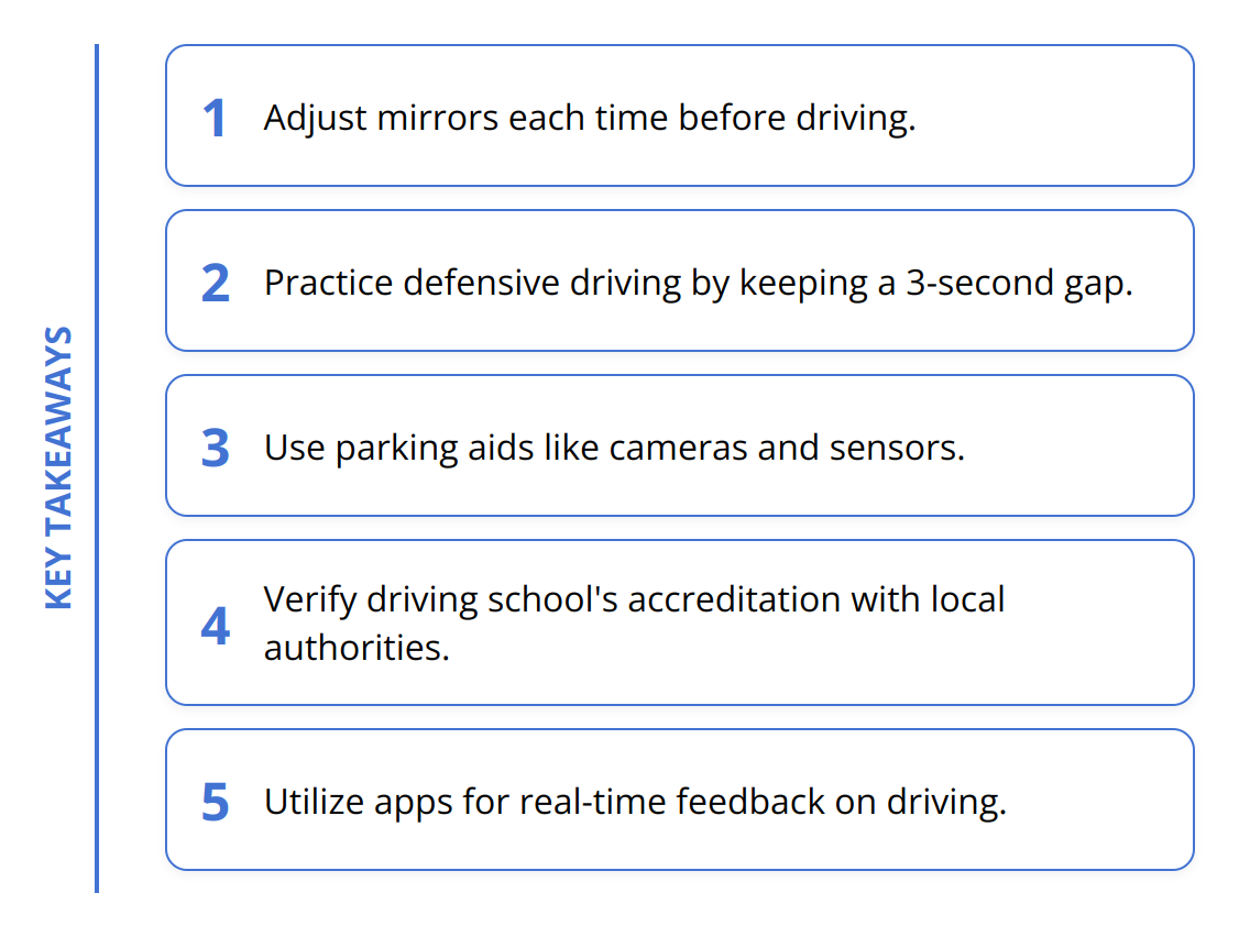 Key Takeaways - Best Driving Lessons for Beginners [Beginner's Guide]