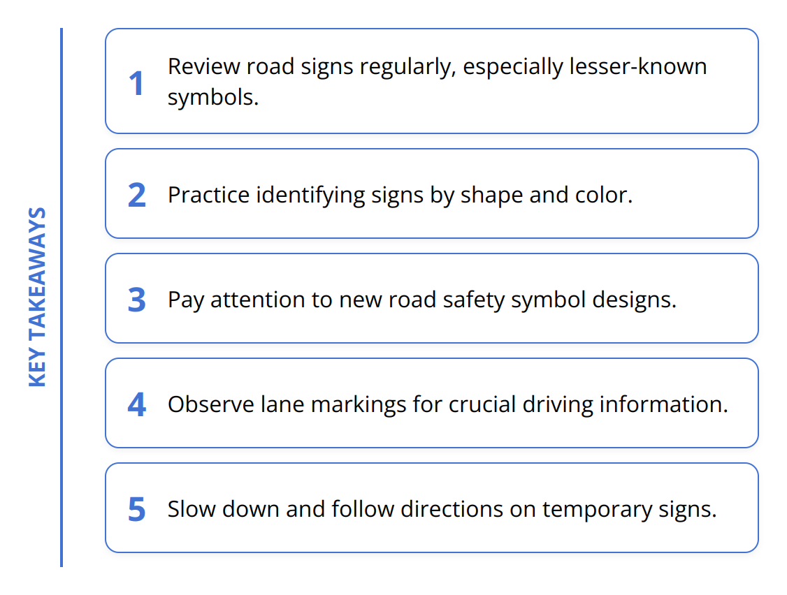 Key Takeaways - Understanding Road Signs and Symbols [Guide]