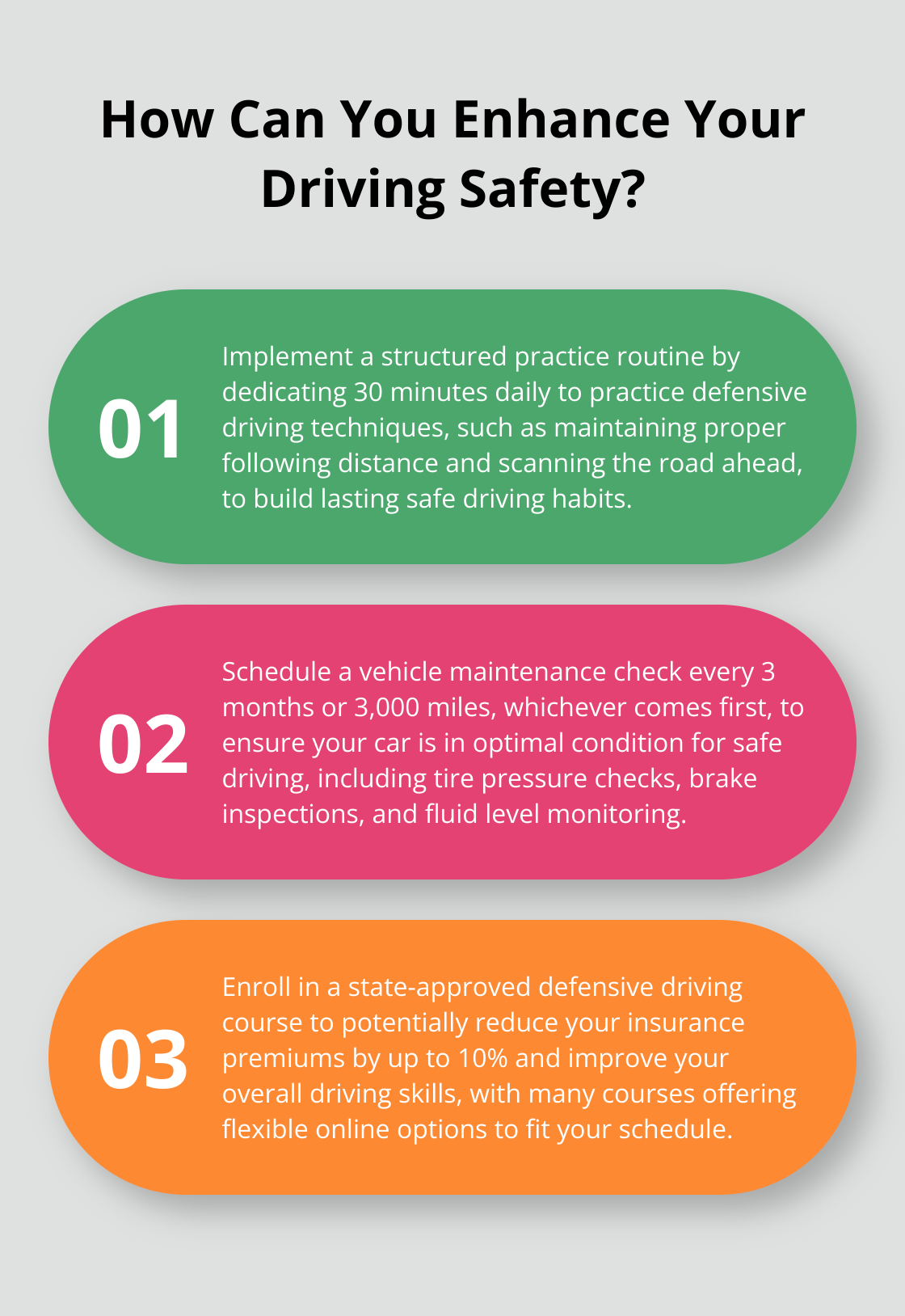 Infographic: How Can You Enhance Your Driving Safety? - safe driving education