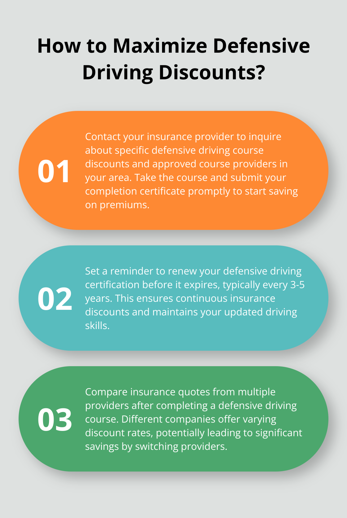 Infographic: How to Maximize Defensive Driving Discounts?