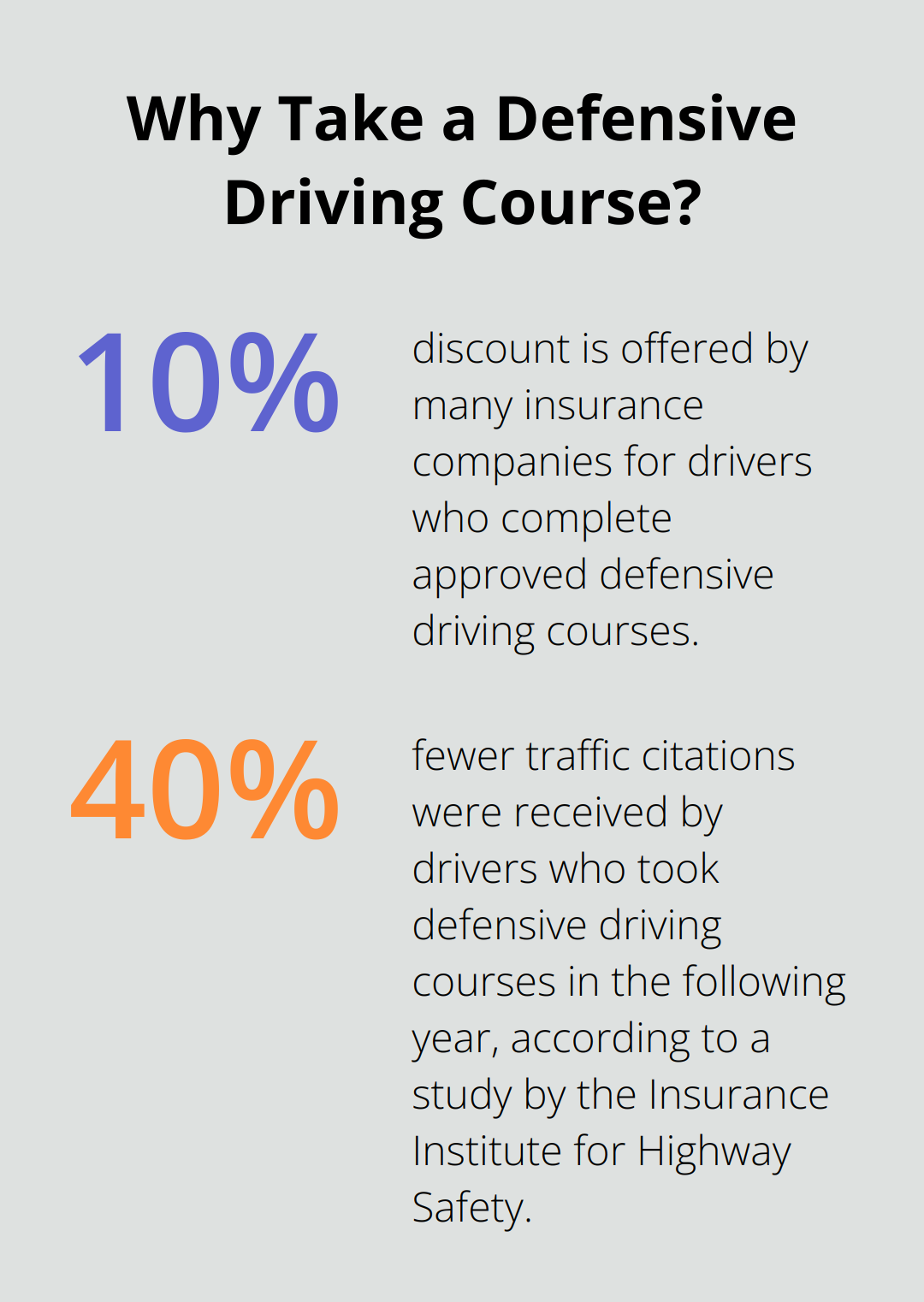 Infographic: Why Take a Defensive Driving Course? - how to do defensive driving