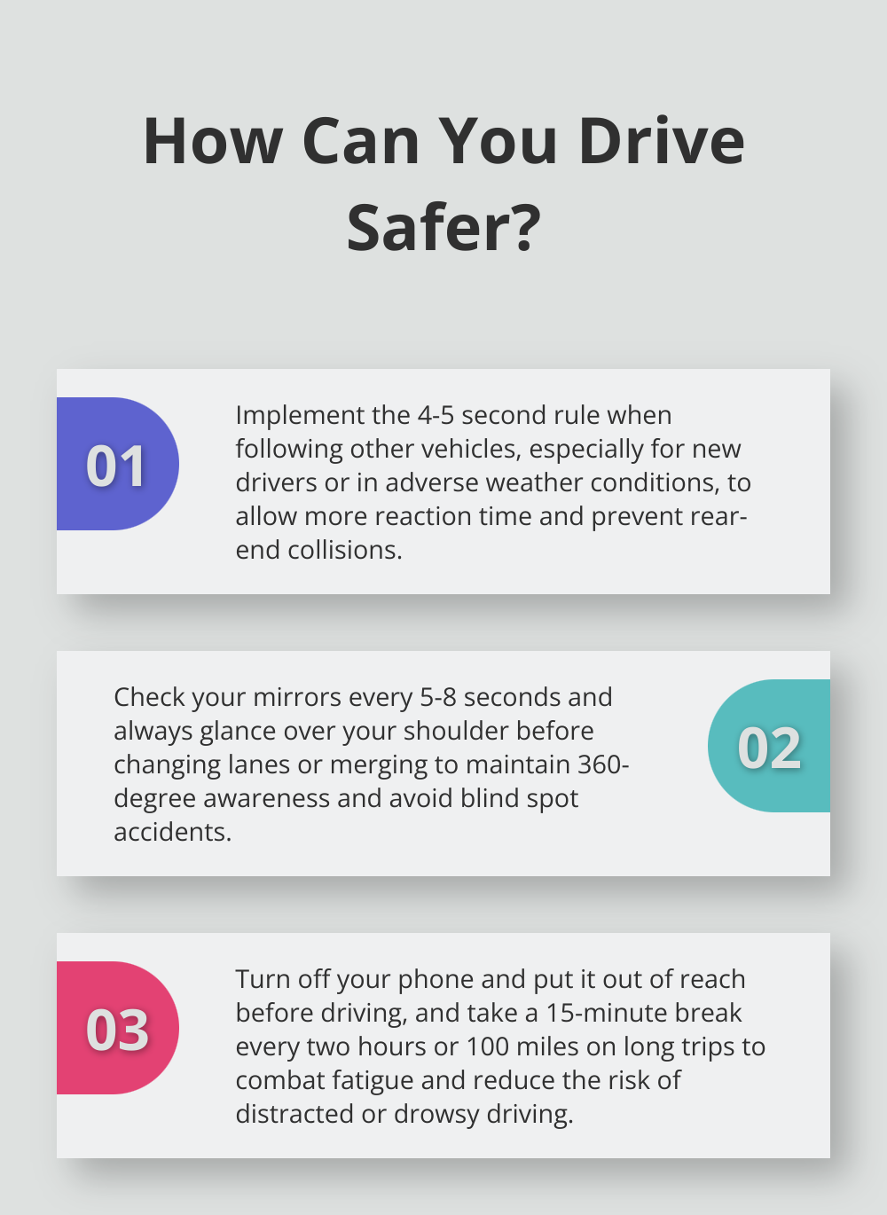 Infographic: How Can You Drive Safer?