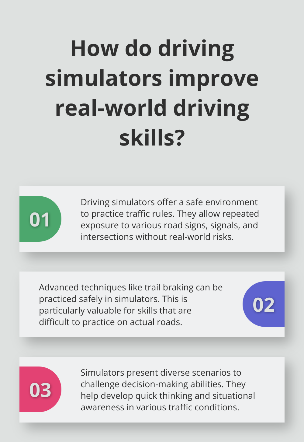 Infographic: How do driving simulators improve real-world driving skills?