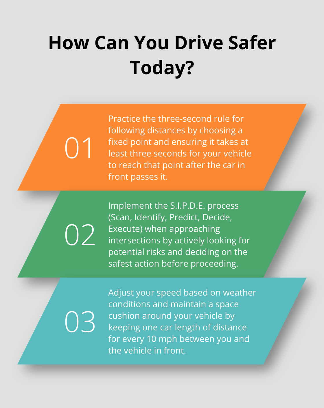 Infographic: How Can You Drive Safer Today? - what does defensive driving course do