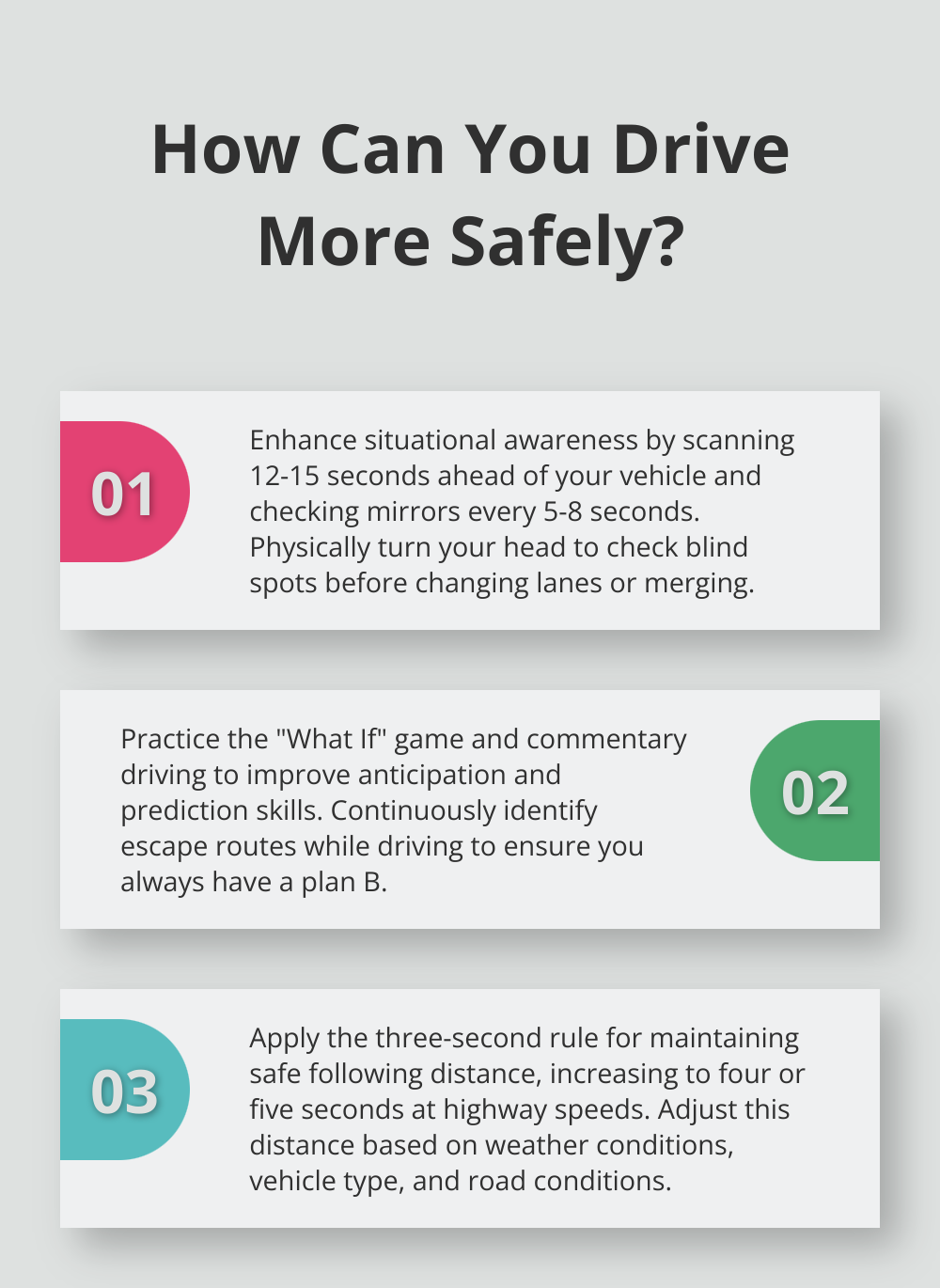 Infographic: How Can You Drive More Safely?