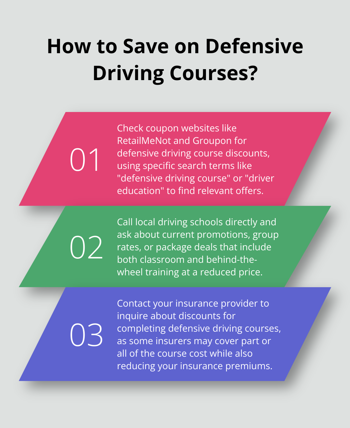 Infographic: How to Save on Defensive Driving Courses?