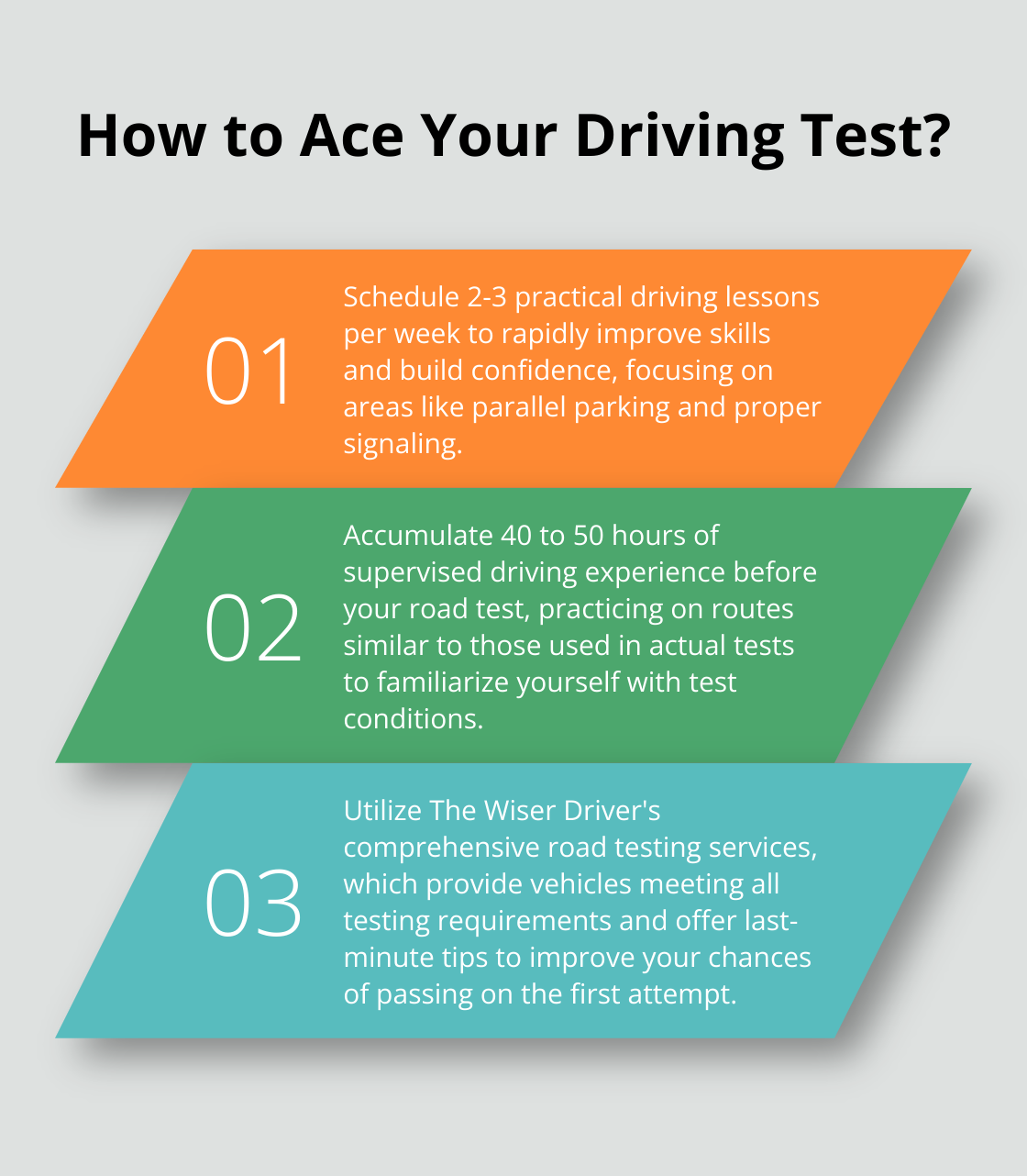 Infographic: How to Ace Your Driving Test?