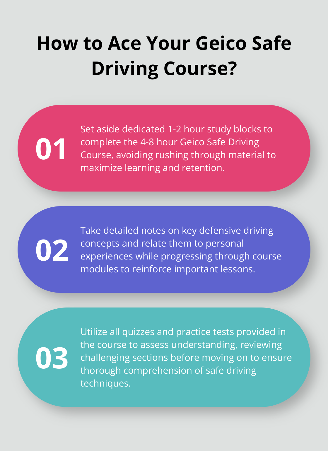 Infographic: How to Ace Your Geico Safe Driving Course? - geico safe driving course online