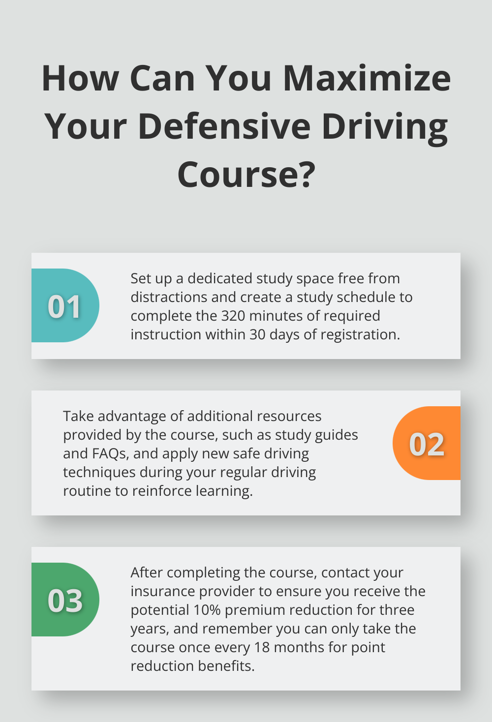 Infographic: How Can You Maximize Your Defensive Driving Course? - new york safe driving course