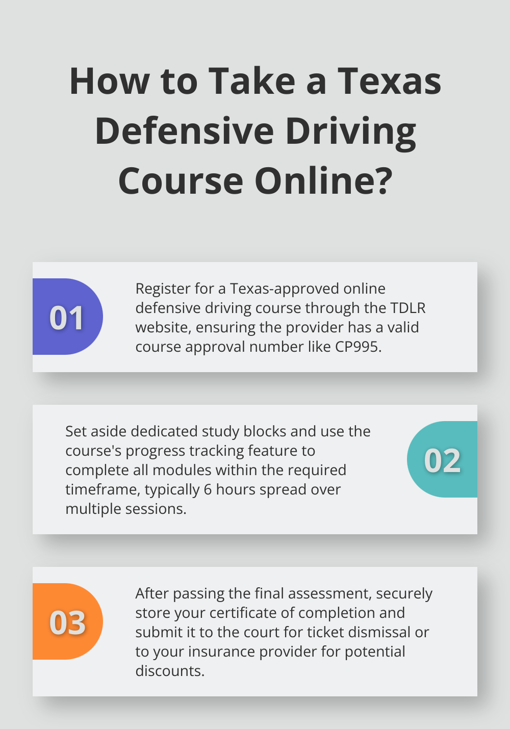 Infographic: How to Take a Texas Defensive Driving Course Online? - texas state approved defensive driving course online