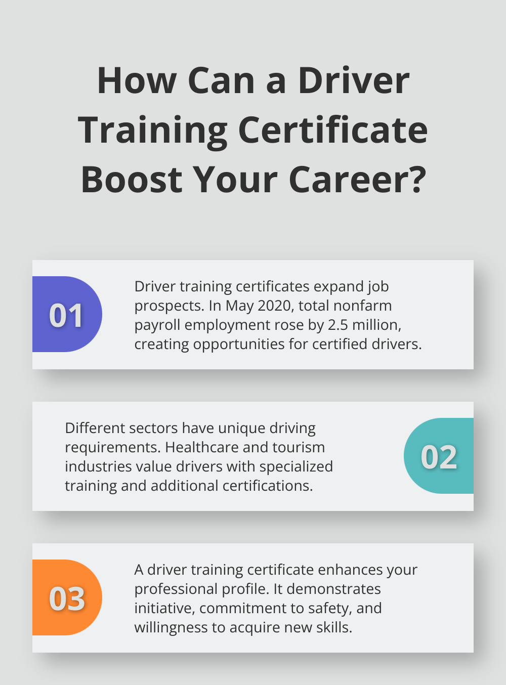 Infographic: How Can a Driver Training Certificate Boost Your Career?