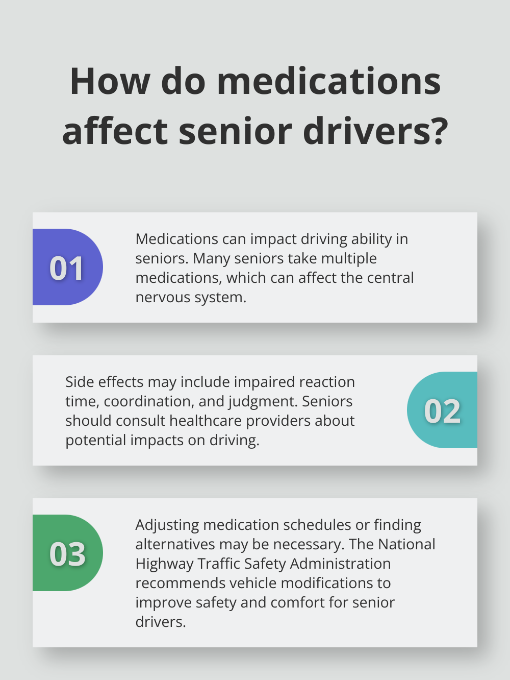 Infographic: How do medications affect senior drivers? - driver training for seniors