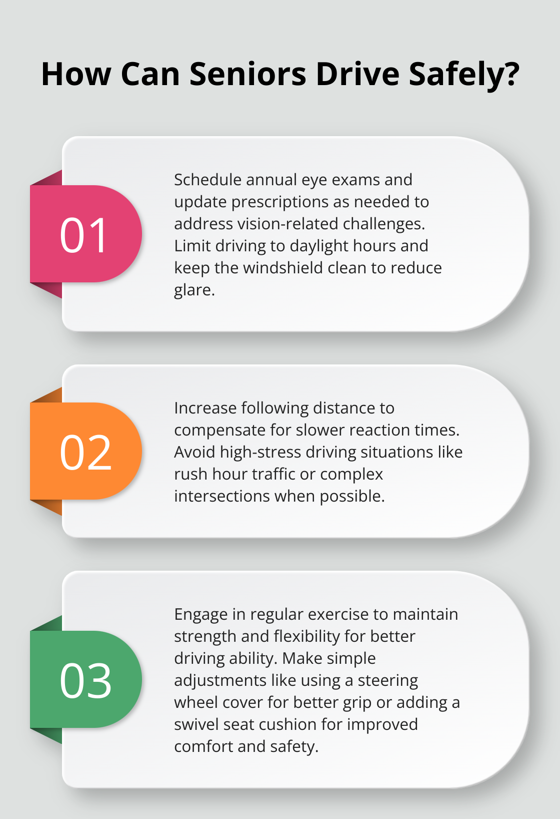 Infographic: How Can Seniors Drive Safely?