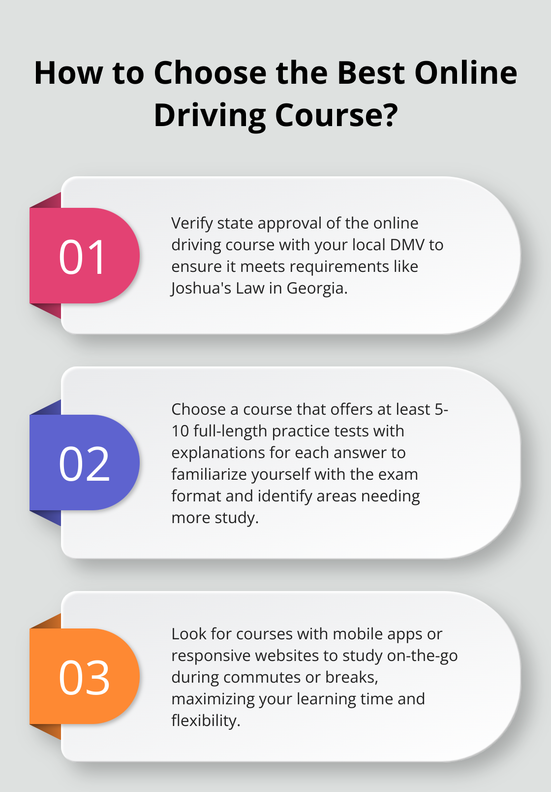 Infographic: How to Choose the Best Online Driving Course?