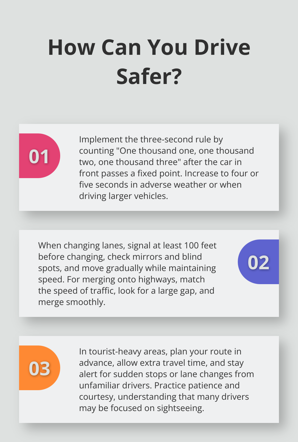 Infographic: How Can You Drive Safer?