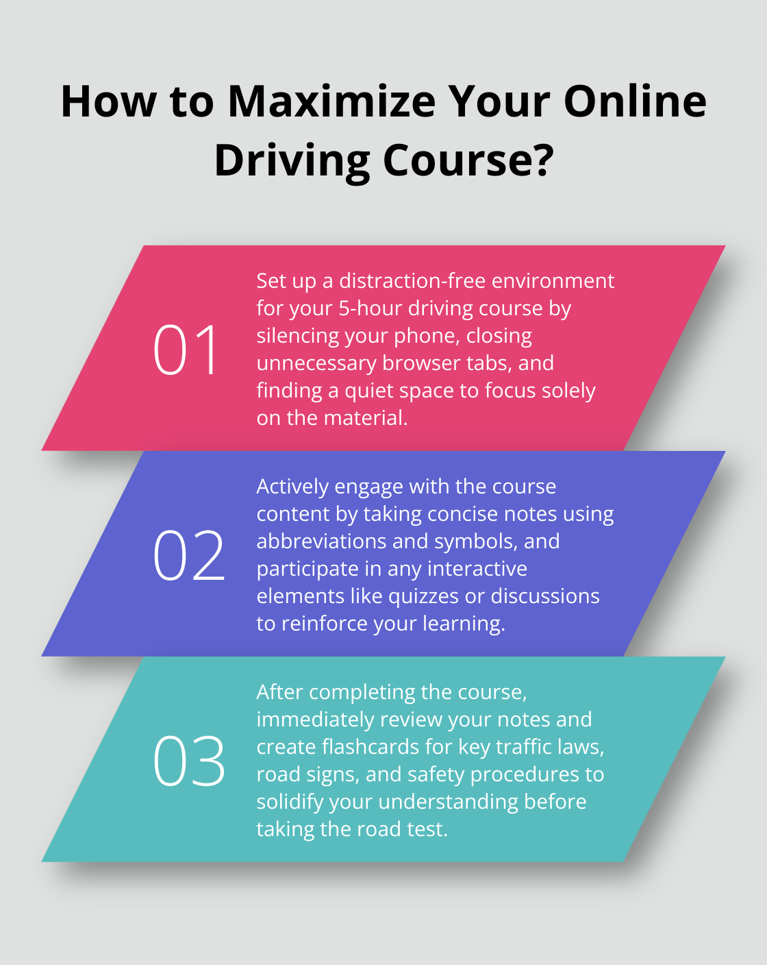 Infographic: How to Maximize Your Online Driving Course?