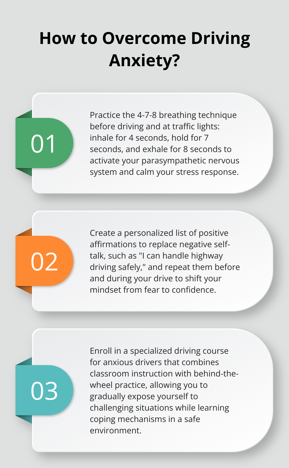 Infographic: How to Overcome Driving Anxiety?